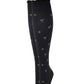 Knee High Compression Socks | Liberty Flower Microfiber | Women's (1 Pair)