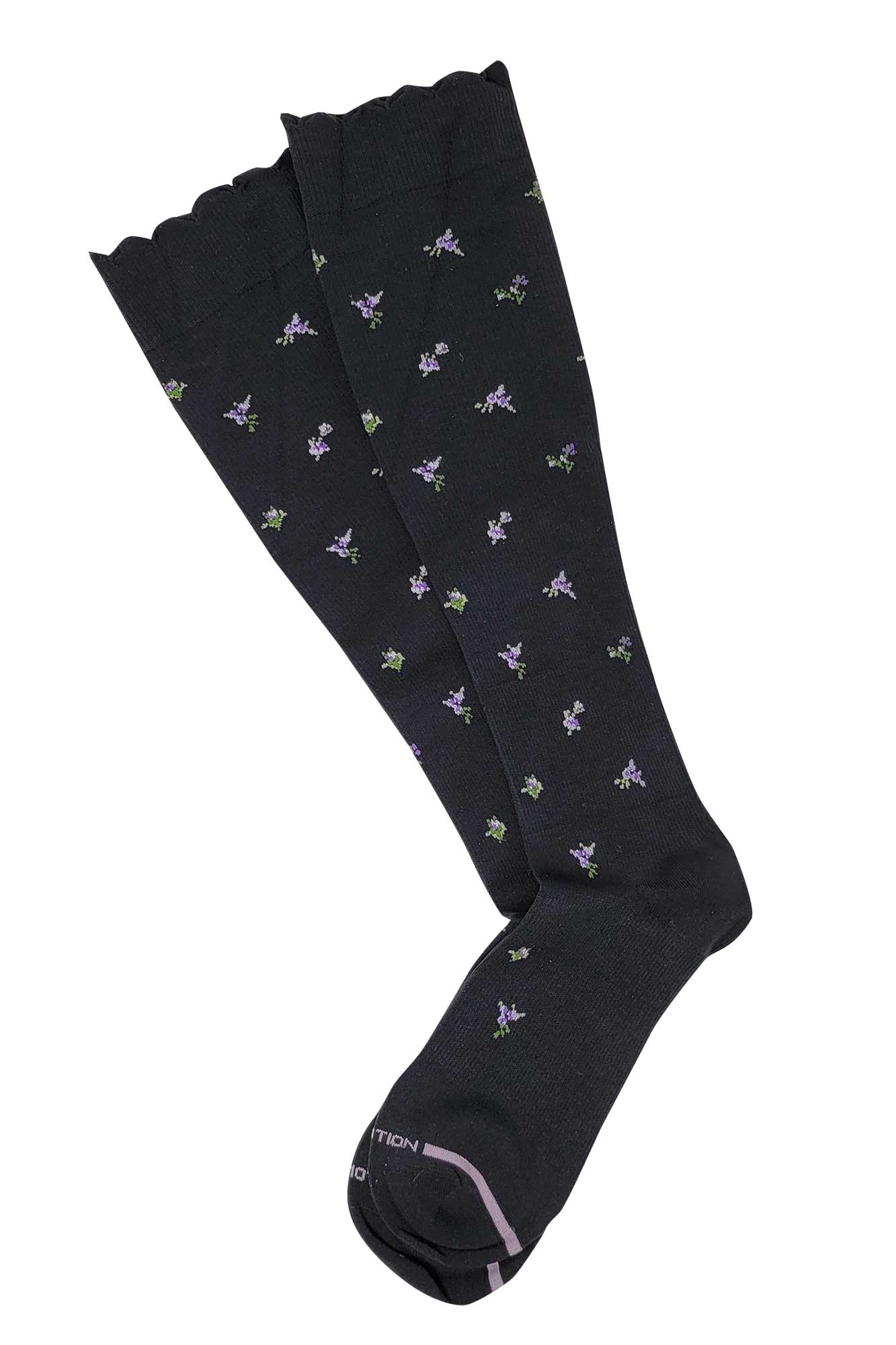 Knee High Compression Socks | Liberty Flower Microfiber | Women's (1 Pair)