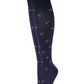 Knee High Compression Socks | Liberty Flower Microfiber | Women's (1 Pair)