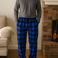 Different Touch men’s pajama pants set – soft 100% polyester microfleece fabric