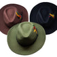 Wide Brim Cowboy Hat | Outback Crushable Wool