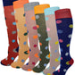 Women  Bright Polka Dot Knee High Socks