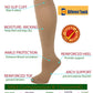 Compression Knee High Socks | 8-15 mmHg Solid Colors | Women (1 Pair)