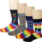 LGBT Novelty Dress Socks | Unisex (4 Pairs)