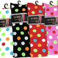 Thigh High Over the Knee Socks | Neon Polka Dot | Women (6 Pairs)