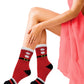 Soft plush holiday socks – anti-skid design for safe indoor walking