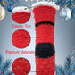Warm fuzzy Christmas socks – unisex slipper-style with non-slip soles