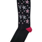 Compression Knee High Socks | Stars Design | Womens (1 Pair)