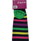 Compression Knee High Socks | Colorful Stripes Design | Women (1 Pair)