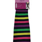 Compression Knee High Socks | Colorful Stripes Design | Women (1 Pair)
