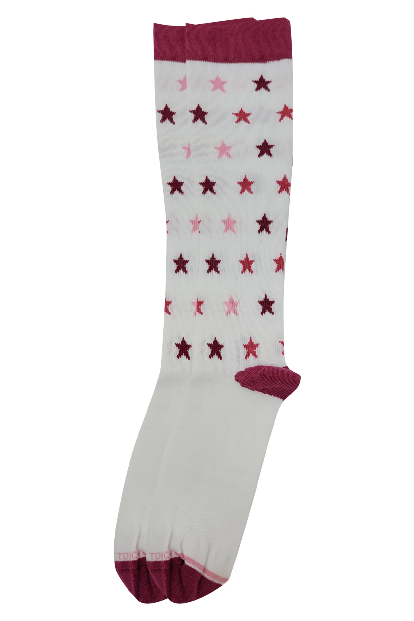 Compression Knee High Socks | Mini Stars Design | Womens (1 Pair)