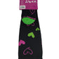 Compression Knee High Socks | Hearts Design | Womens (1 Pair)
