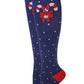 women's Compression Knee High Socks | Christmas Design