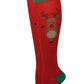 Women’s Christmas Compression Knee High Socks | 8–15 mmHg | Festive Designs (1 Pair)
