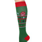 Women’s Christmas Compression Knee High Socks | 8–15 mmHg | Festive Designs (1 Pair)