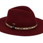 Wide Brim Fedora with Woven Tribal Band | Epoch Women
