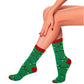 Crew Socks | Christmas Holiday Festive Design | Women (6 Pairs)