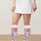 Women’s soft knee-high awareness socks – 95% polyester 5% spandex mix