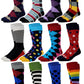 Dress Socks | Premium Combed Cotton Funky Design | Men's 12 Pairs
