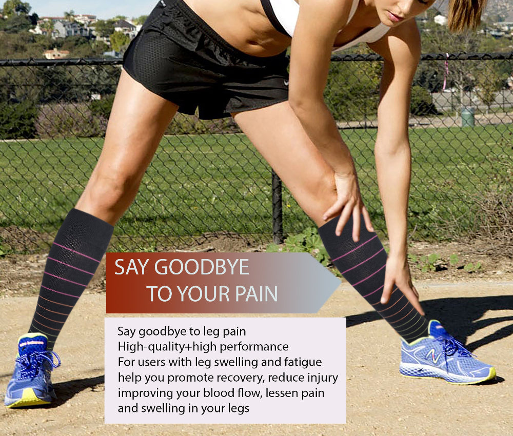 ladies knee high compression socks