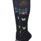 Knee High Compression Socks | Dog Mom Design | Women's (1 Pair)