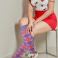 Knee High Socks | Fancy Argyle Novelty | Womens (6 Pairs)