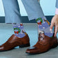 Men’s Christmas patterned socks – fun holiday argyle and stripe designs